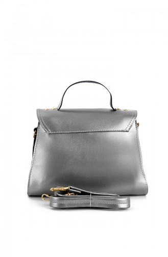 Women´s Shoulder Bag Silver 10679GU