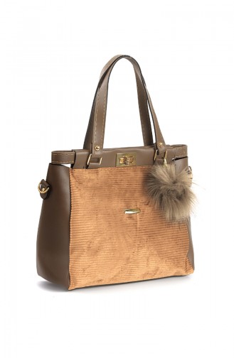 Women´s Shoulder Bag Mink 254VI