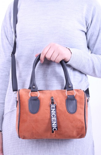 Tobacco Brown Shoulder Bag 03-02