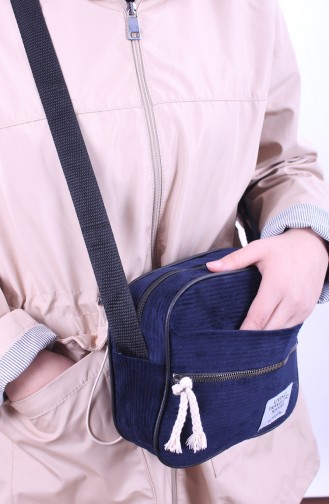 Navy Blue Shoulder Bag 05-04