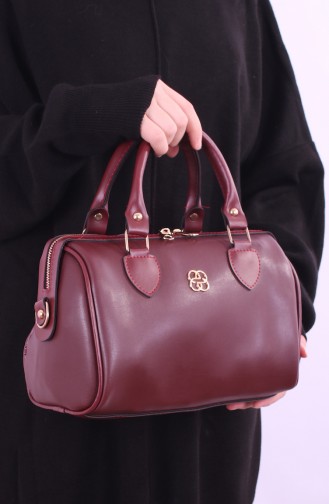 Claret red Shoulder Bag 17-04