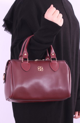 Claret red Shoulder Bag 17-04