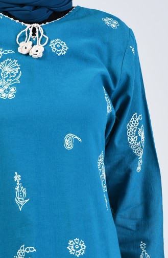 Turquoise Tuniek 0060-05