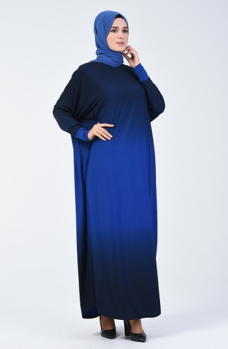 Bat Sleeve Sandy Dress Saxon Blue 1908-05