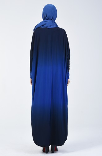 Bat Sleeve Sandy Dress Saxon Blue 1908-05