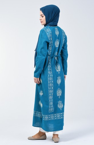 Long Tunic Turquoise 0062-05