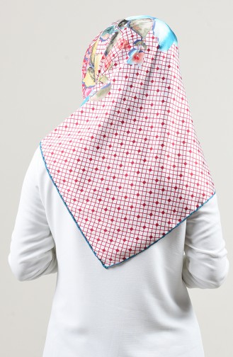 Patterned Rayon Scarf Petroleum 2457-01