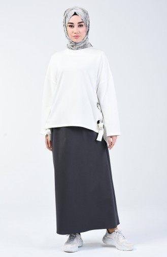 Gray Skirt 1393ETK-01