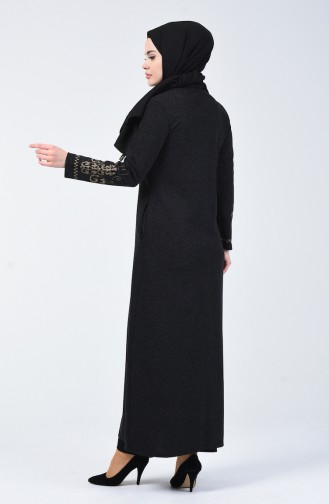 Abaya Brodée 5127-02 Noir 5127-02