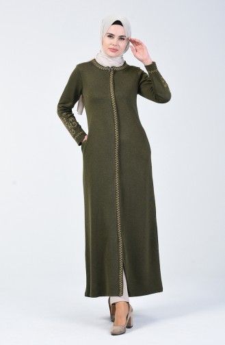 Khaki Abaya 5127-04