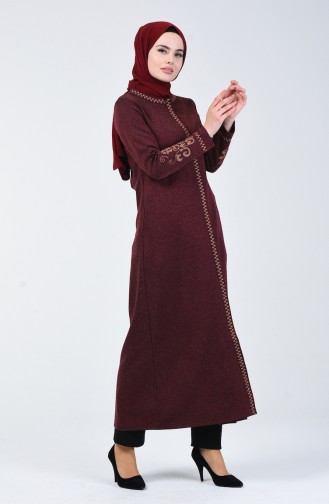 Claret Red Abaya 5127-05