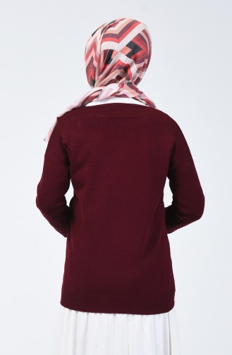 Claret Red Sweater 0510-07