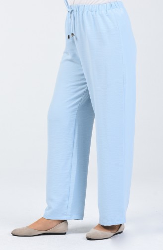 Aerobin Fabric waist Elastic Trousers 0054-06 Baby Blue 0054-06