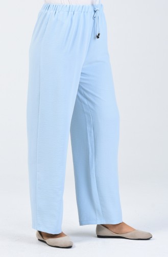 Aerobin Fabric waist Elastic Trousers 0054-06 Baby Blue 0054-06