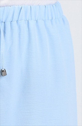 Aerobin Fabric waist Elastic Trousers 0054-06 Baby Blue 0054-06