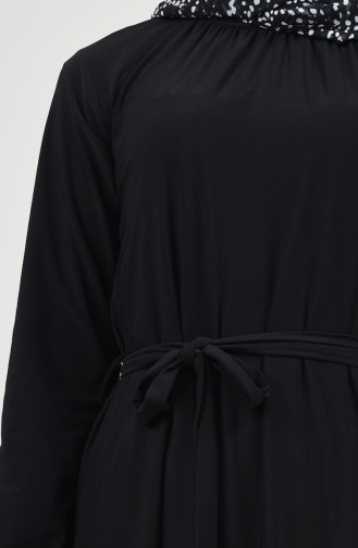 فستان بحزام أسود 1933-04