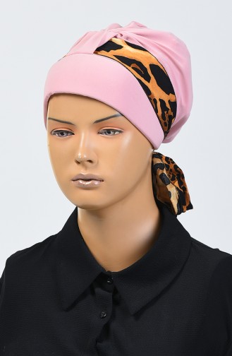 Bonnet à Motifs Leopard 7008-04 Poudre 7008-04