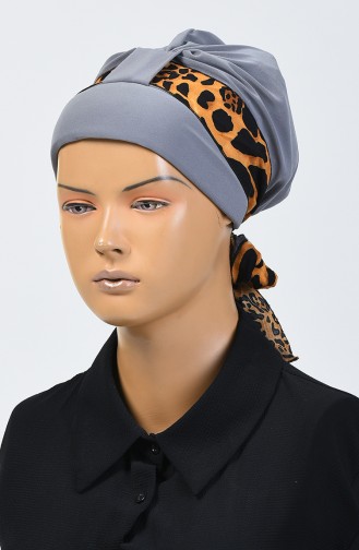 Bonnet à Motifs Leopard 7008-08 Gris 7008-08