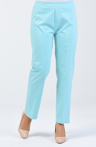 Pantalon Taille Élastique 3118PNT-04 Vert Menthe 3118PNT-04