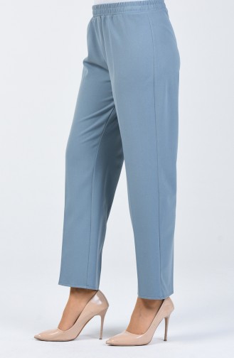 Beli Lastikli Pantolon 3125PNT-01 Mavi
