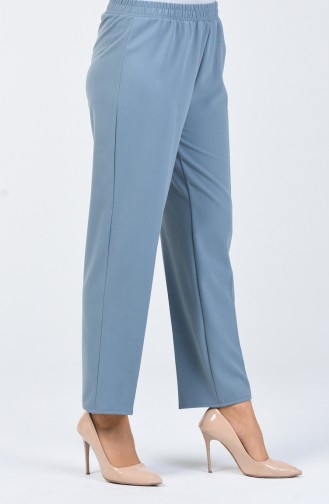 Beli Lastikli Pantolon 3125PNT-01 Mavi