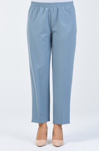 Beli Lastikli Pantolon 3125PNT-01 Mavi