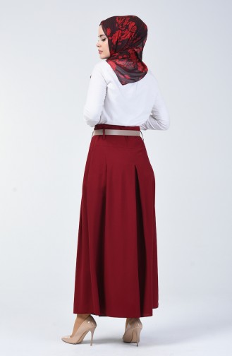 Jupe-Pantalon Bordeaux 6436-03