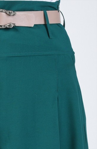 Viscose Trousers Skirt 6436-04 Emerald Green 6436-04