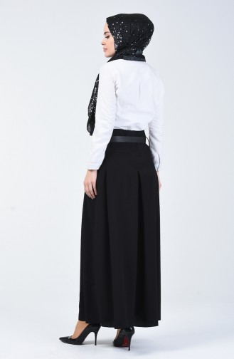 Viscose Pants Skirt 6436-05 Black 6436-05