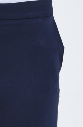 Double Leg Trousers 3156-02 Navy Blue 3156-02