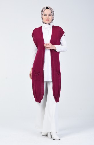 Gilet Tricot 2006-01 Plum 2006-01