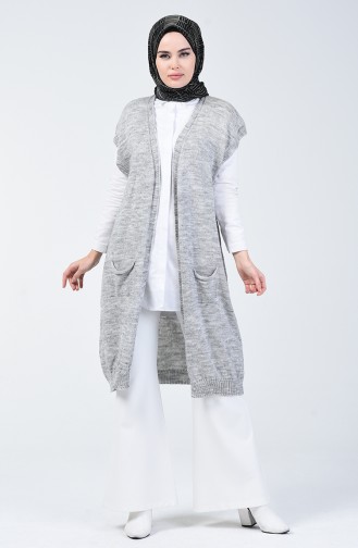 Gilet Tricot 2006-03 Gris 2006-03