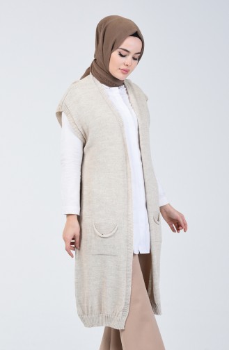 Gilet Tricot 2006-04 Beige 2006-04