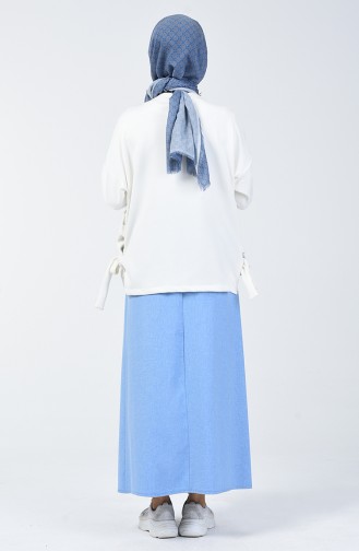 Light Blue Skirt 1380ETK-03