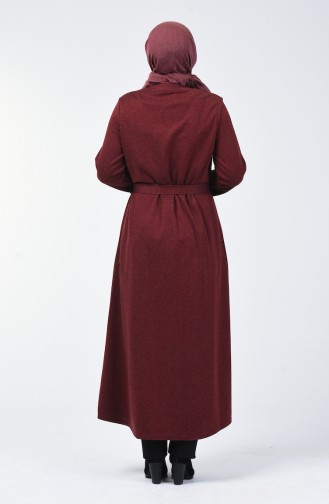 Claret red Abaya 0697-05