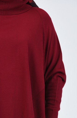 Claret red Poncho 1433-02