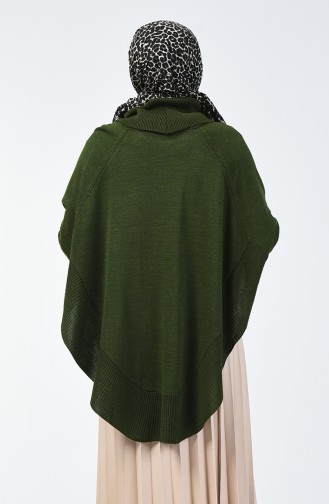 Dunkelgrün Poncho 1433-05