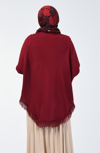 Claret Red Poncho 2112-02