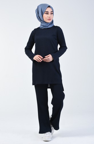 Kaşkorse Tunik Pantolon İkili Takım 3140-04 Lacivert