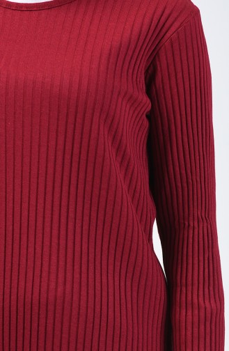 Kaşkorse Tunik Pantolon İkili Takım 3140-07 Bordo