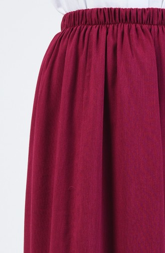 Claret Red Skirt 0105-03