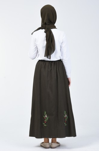 Khaki Skirt 0105-04