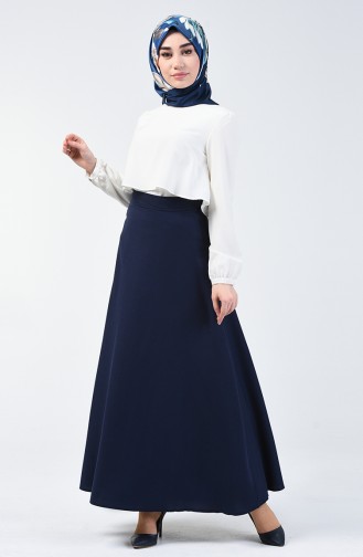 Navy Blue Skirt 2511-03