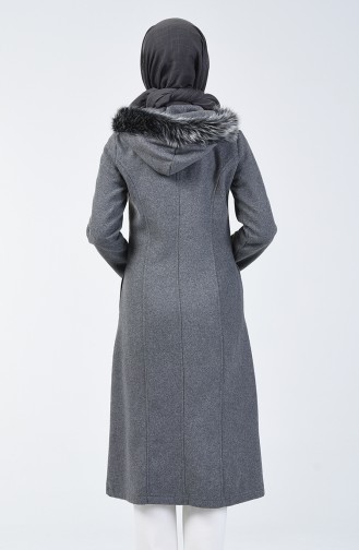 Fur Felt Coat Gray 5114-01