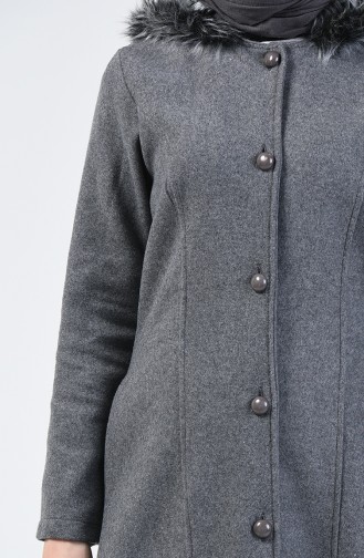 Fur Felt Coat Gray 5114-01