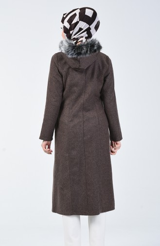 Fur Felt Coat Dark Mink 5114-05