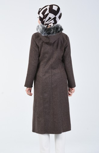 Dark mink Lange Jas 5114-05