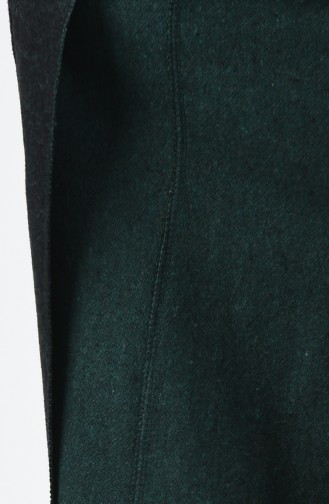 Fur Felt Coat Emerald Green 5114-07