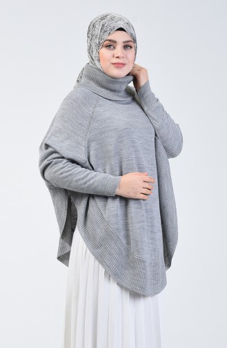 Gray Poncho 1433-03