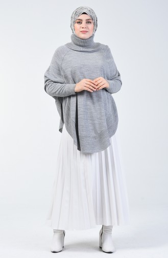 Gray Poncho 1433-03